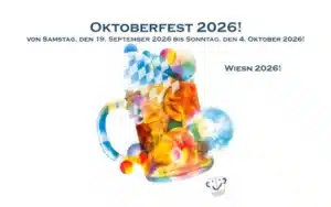 www.Drucktechniken.de wünscht Ihnen ein schönes, entspannendes und frohes Oktoberfest 2026! – Wiesn 2026! –  von Samstag, den 19. September 2026 bis Sonntag, den 4. Oktober 2026!